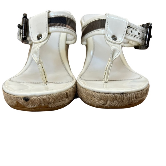 BURBERRY WEDGE ESPADRILLE - Picture 6 of 12
